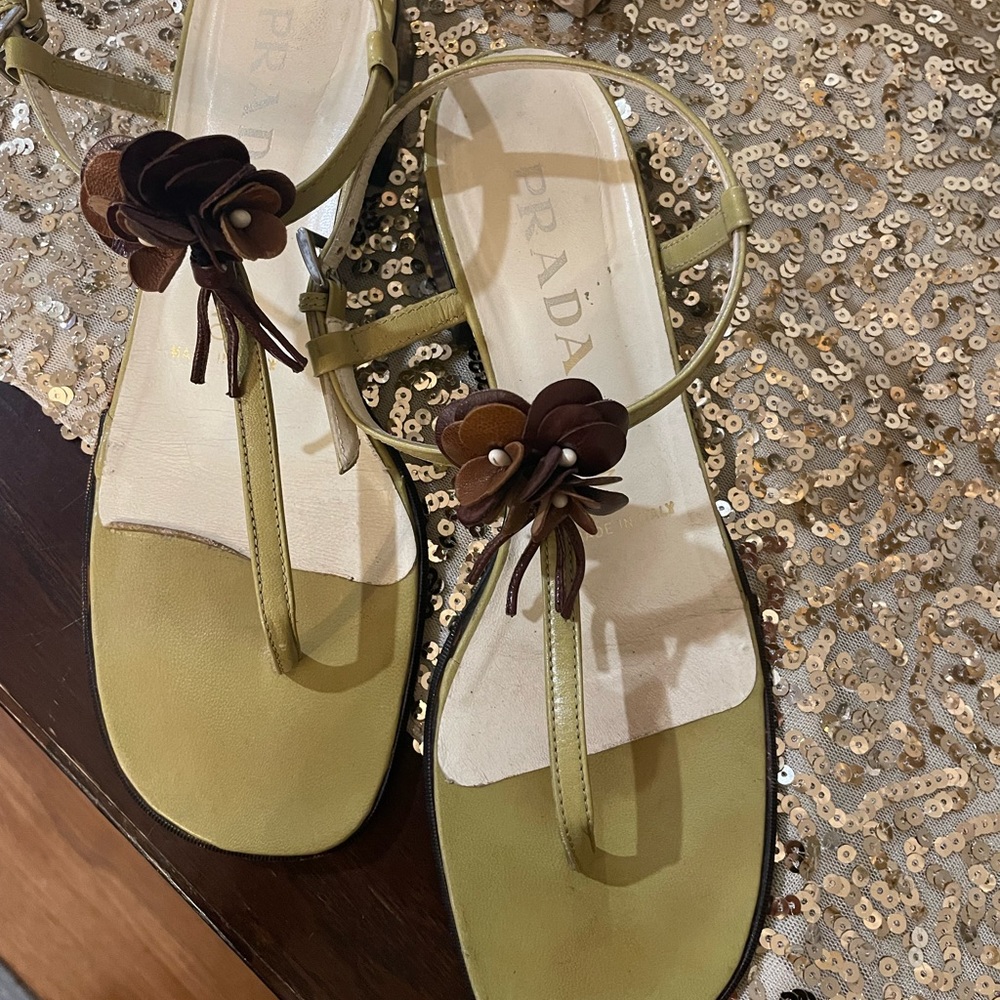 PRADA SANDALS **Just in time for Miami in the Winter**